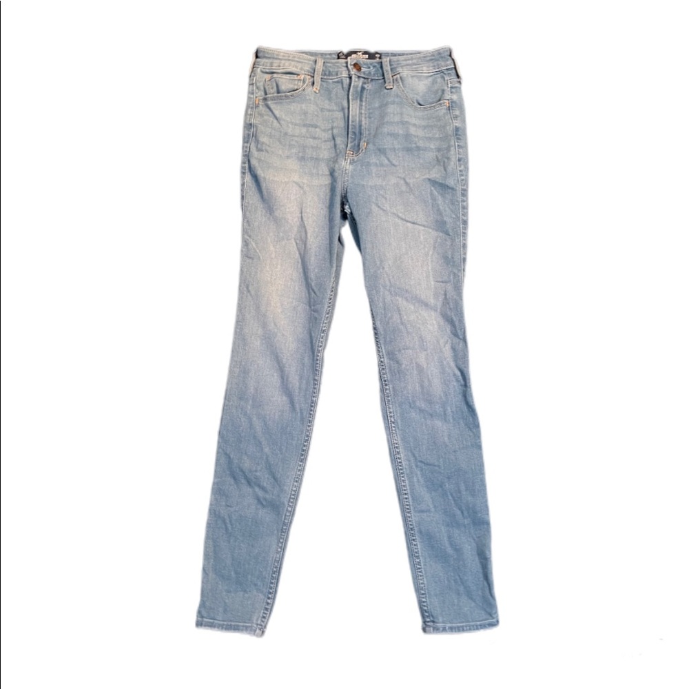 Hollister Ultra High Rise Super Skinny Light Wash Size 5s W27 L28 Jeans